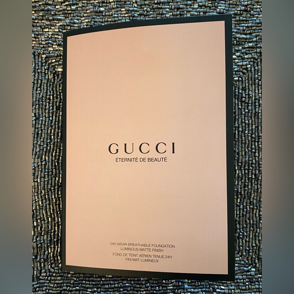 4️⃣ FOR 💲1️⃣5️⃣ GUCCI 24 Hour Full Coverage Luminous Matte Finish Foundation